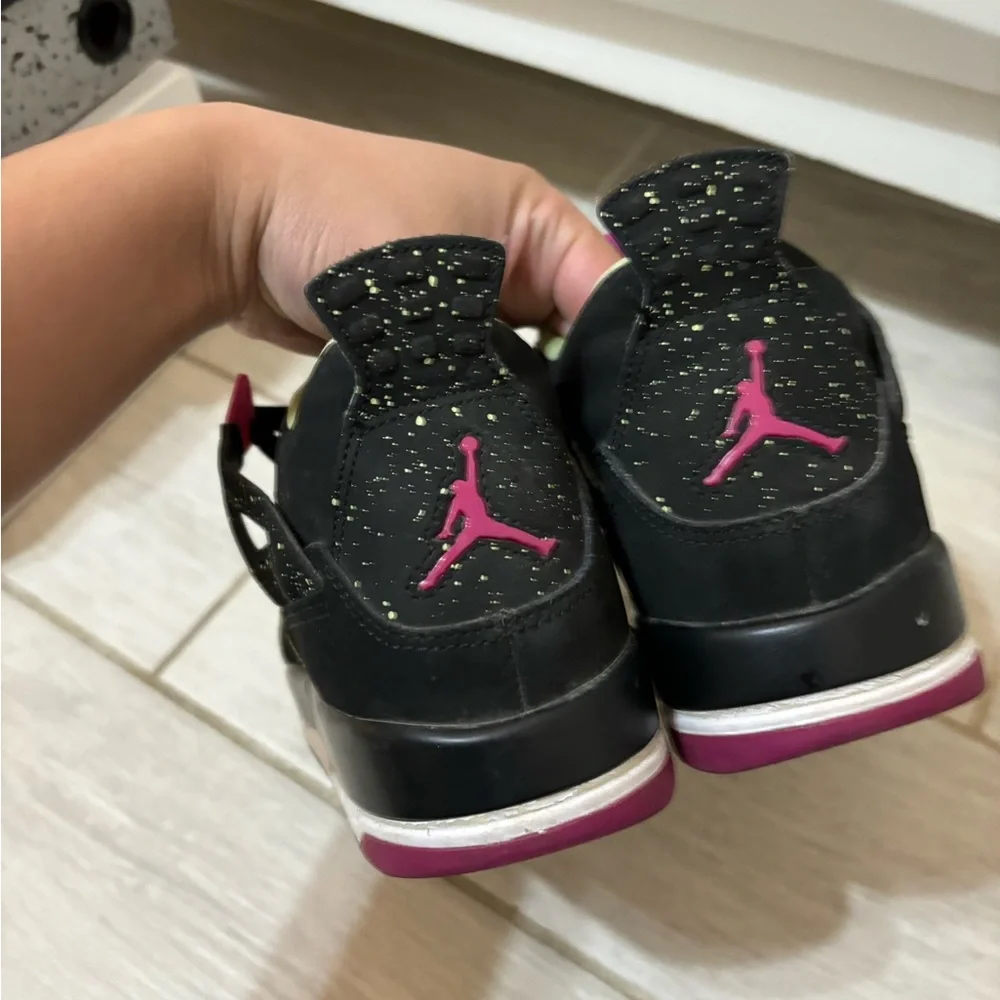 Fuscia Jordan 4s - Picture 2 of 5
